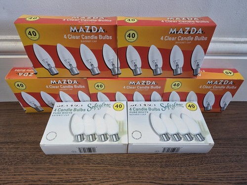 Vintage mazda 40w candle - candle, bulbs