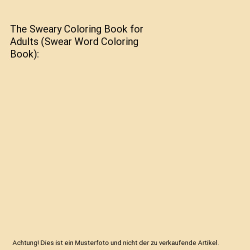 The sweary coloring - the,