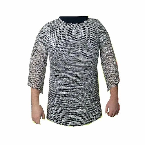 Aluminum chainmail shirt - aluminum,