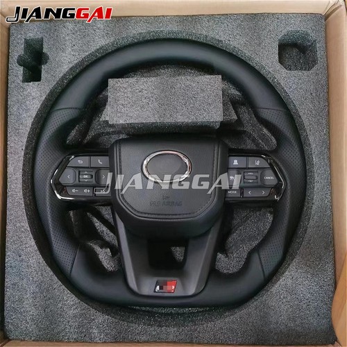 Full leather steering wheel - steering,
