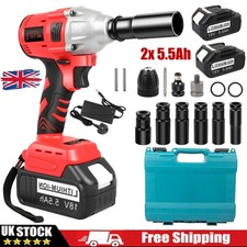 1/2" Cordless Electric Impact Wrench Drill Gun Ratchet Driver for Makita Battery