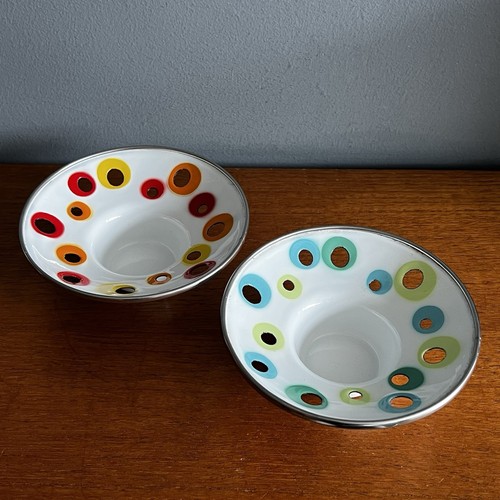 Vintage ikea votive - vintage, enamel