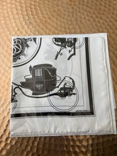 Hermes Pocket Square  Silk Handkerchief