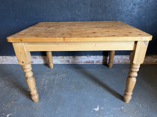 Vintage pine dining table - pine,