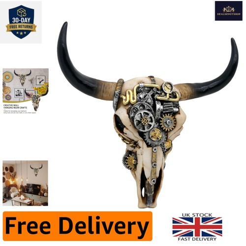 Handcrafted steampunk bull - handcrafted,