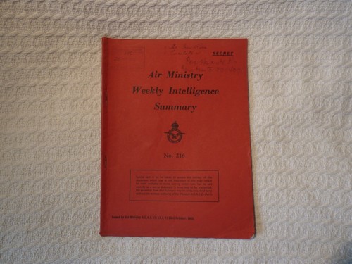 Ww2 secret raf air ministry - air,