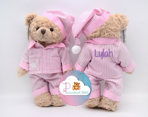Personalised embroidered teddy - personalised,