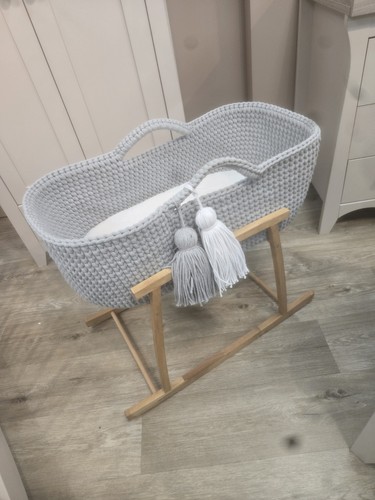 Crochet moses basket lighte - -,