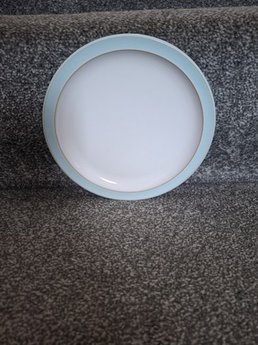 Denby blue linen side plate - blue,