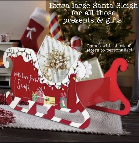 Extra large santa sleigh - extra-large, ‘santa