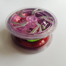 Yoyo Jogger Toys Yo-Yo game purple self returing spring lime green string Yo