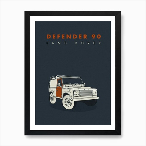 Defender landrover art - defender, print