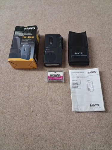 Sanyo trc 520m microcassette - sanyo,