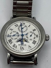 Sewills Moon Phase Stainless