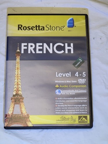 Rosetta stone french - french, level