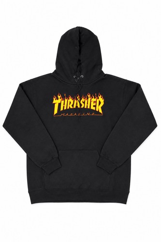 Thrasher flame logo hoodie - logo,