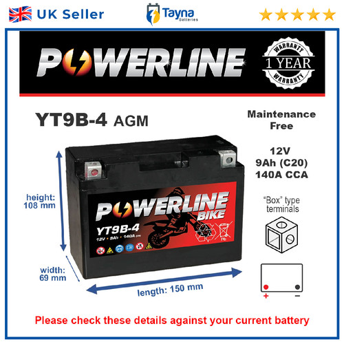 Yt9b powerline motorcycle - powerline,