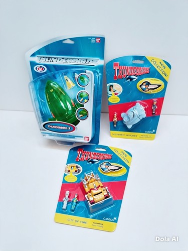 Bandai thunderbirds sealed - thunderbirds, 3x