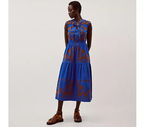 Monsoon marie embroidered midi - monsoon,