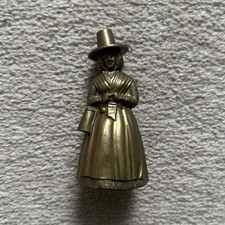 RARE Vintage Brass Welsh Lady