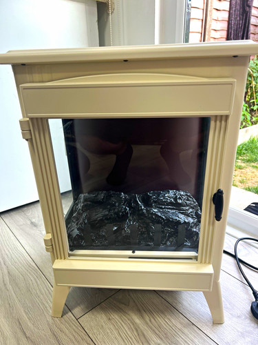 Dunelm cream electric portable - cream,