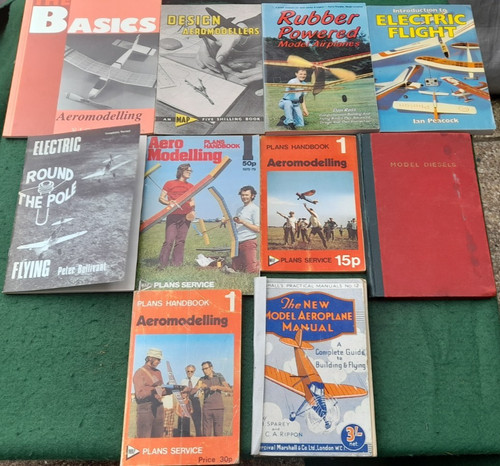 Vintage aeromodelling books - vintage,