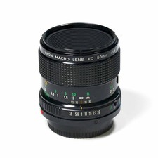 Canon FD 50mm 3.5 macro Lens &
