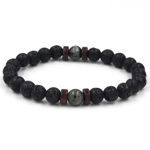 Volcanic stone bracelet for - stone,