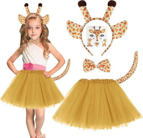 Tiger costume for kids 5pcs - tiger,