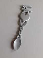 Welsh metal Love Spoon, Hand Crafted