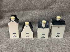 klm bols blue delft miniature houses No 68, 87, 89 & 91