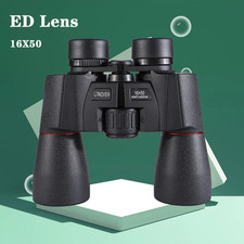 16x50 ED Binoculars Long Range HD Telescope BAK4 Prism Super Multi-Coated