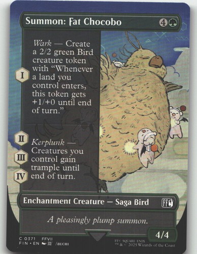 Summon fat chocobo - summon:,