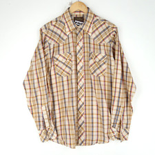 Vintage JC Penny Western Shirt Pearl snap Cowboy SZ L (T9680)
