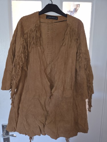 Zara women genuine suede - genuine,