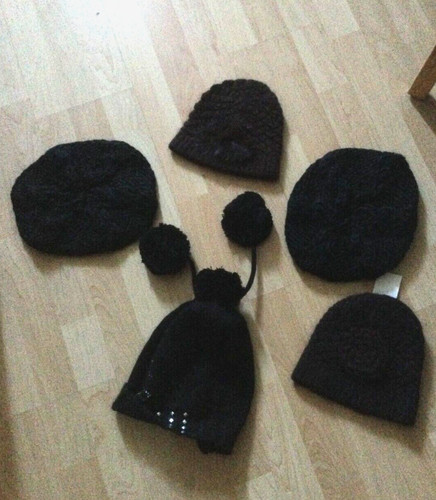 Woolley beanie hats job - hats, lot