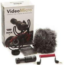 A - Rode VideoMicro Compact On-Camera Microphone