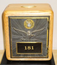 Antique Post Office Box Door