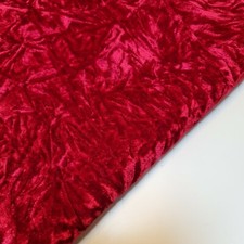 Premium crushed velvet fabric - crushed,