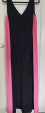 Beautiful Definitions pink and black dress for prom, cruise or evening wear sz14