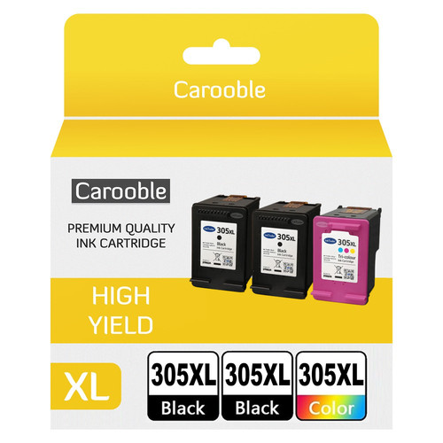 Refilled 305xl black - hp,