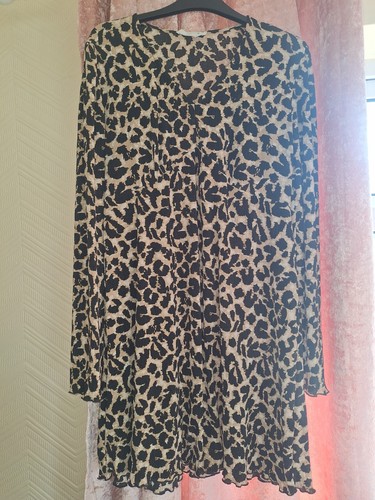 Leopard print tunic top - tunic,