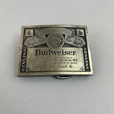 Vintage Budweiser Metal Belt