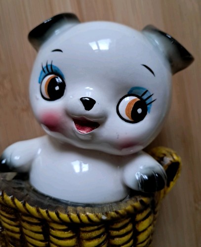 Vintage kitsch dog money - vintage, box