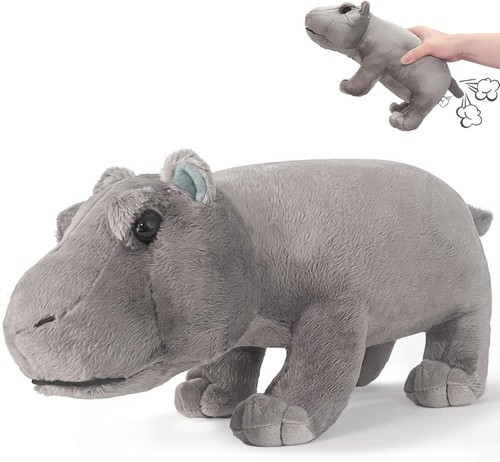 Hippo plush toy - hippo,