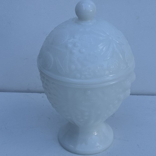 Vintage avon white milk - avon, glass