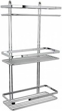 Satina Shower Caddy - Chrome
