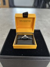 18ct White Gold 0.25ct Princess Cut Diamond Ring Size N