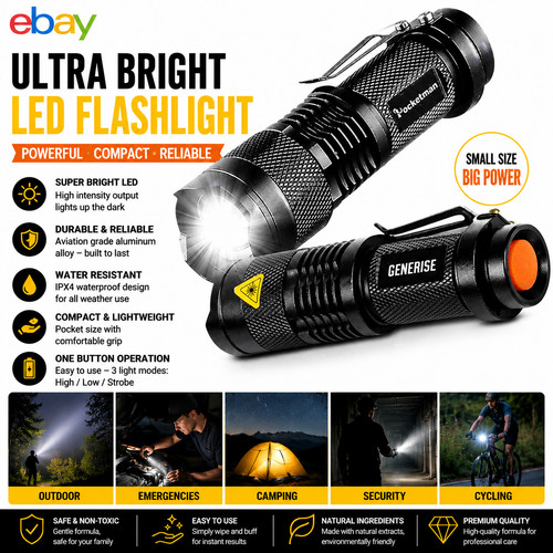 Small mini powerful pocket - mini, led