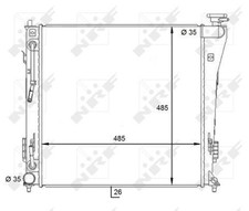 NRF Radiator for Hyundai i40